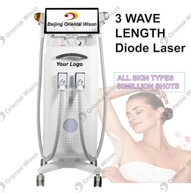 Beijing Oriental Wison 2000W Android 755 808 1064nm Diode Laser TEC Cooling Best Hair Removal Laser